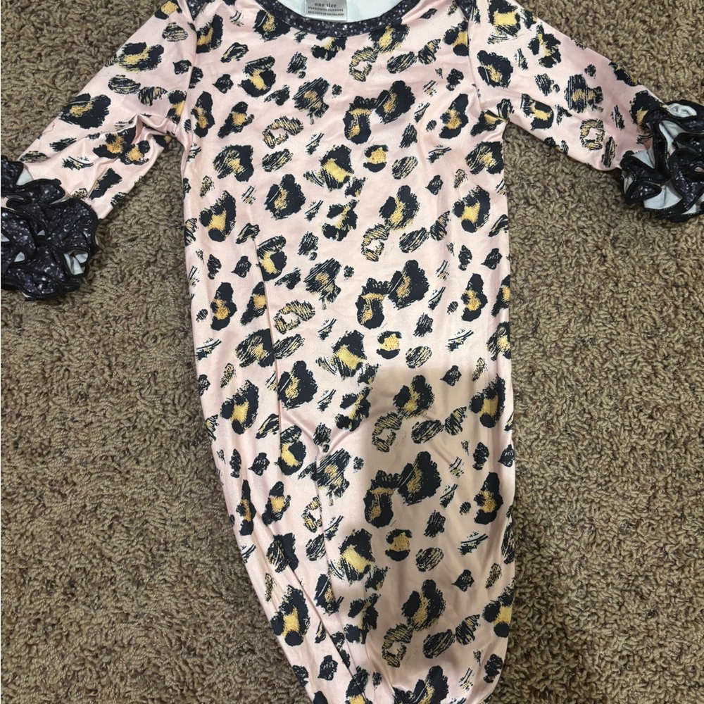 Pink Cheetah Gown